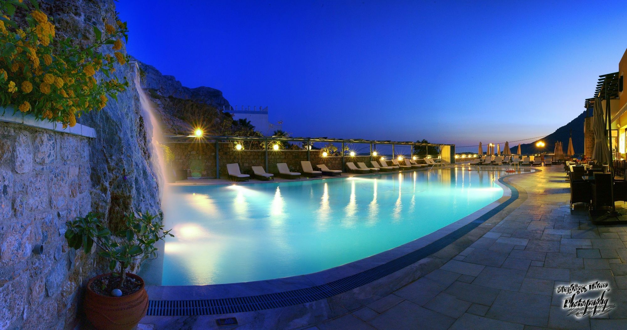 Elena Village Hotel & Suites Myrties Luaran gambar